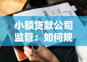 小额贷款公司监管：如何规范小贷机构经营行为
