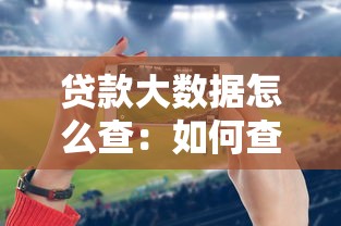 贷款大数据怎么查：如何查询个人网贷信用记录