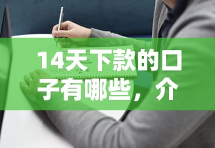 14天下款的口子有哪些，介绍五个2025最新近期好下款的平台