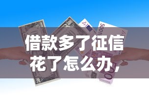 借款多了征信花了怎么办，梳理5个2025最新十六岁贷款平台