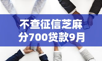 不查征信芝麻分700贷款9月快审攻略！本文为您隆重归结！