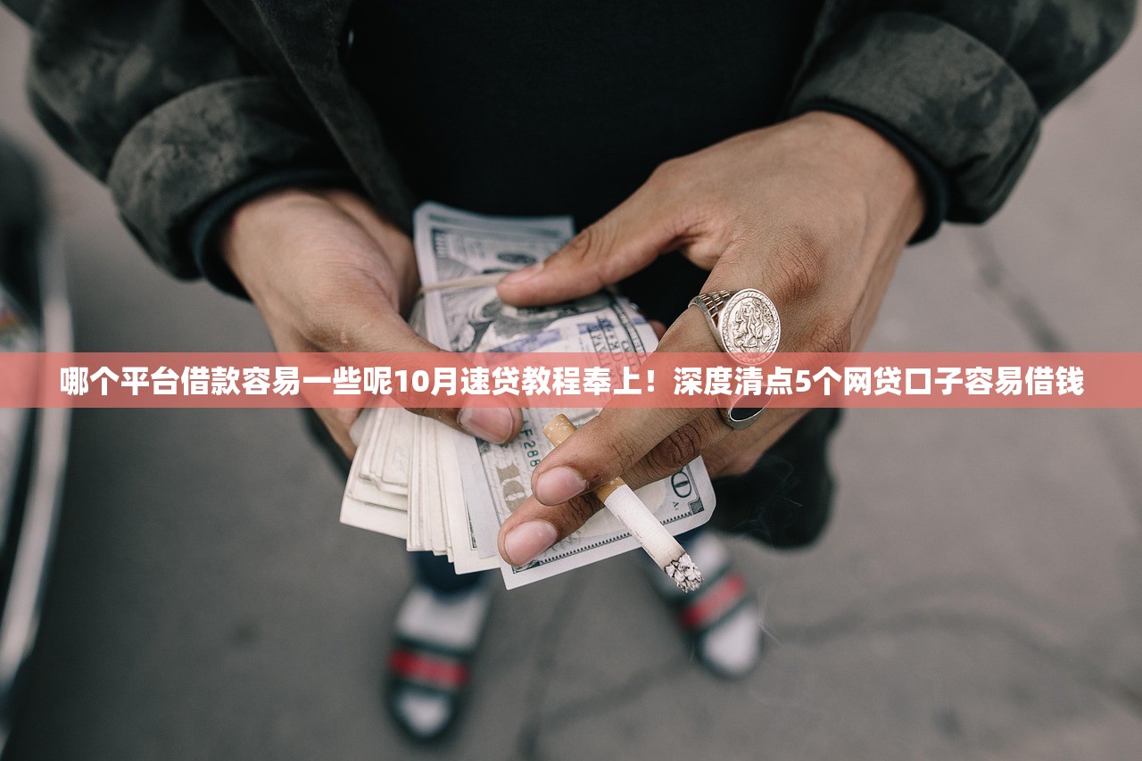 哪个平台借款容易一些呢10月速贷教程奉上！深度清点5个网贷口子容易借钱