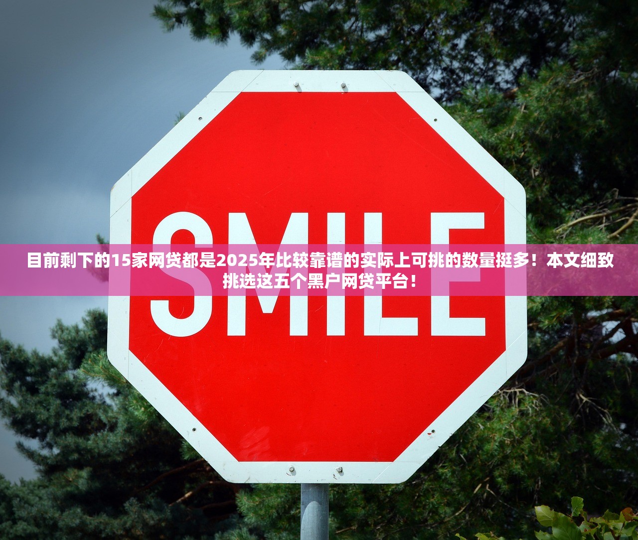 目前剩下的15家网贷都是2025年比较靠谱的实际上可挑的数量挺多！本文细致挑选这五个黑户网贷平台！