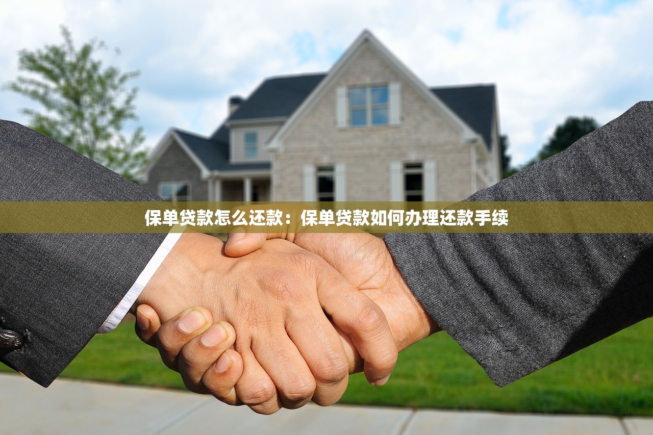保单贷款怎么还款：保单贷款如何办理还款手续