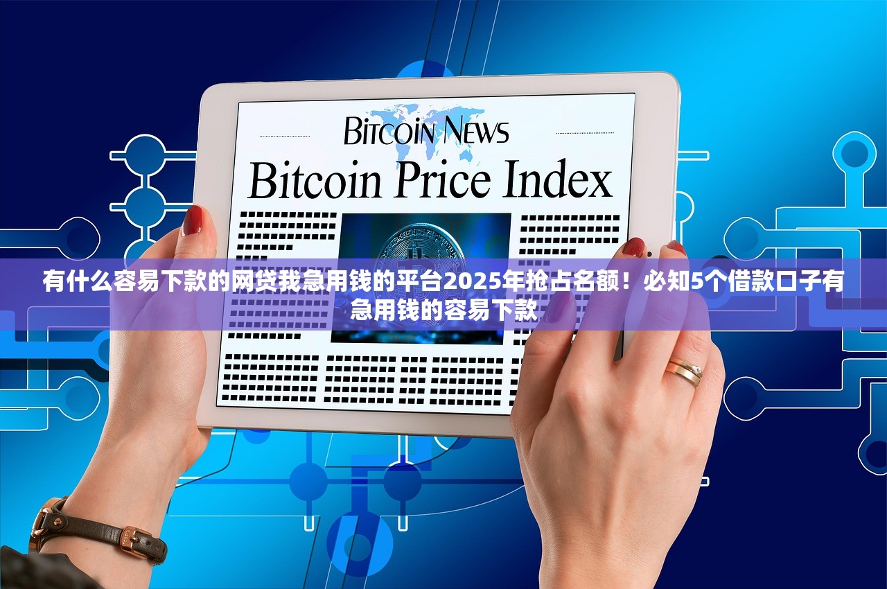 有什么容易下款的网贷我急用钱的平台2025年抢占名额！必知5个借款口子有急用钱的容易下款