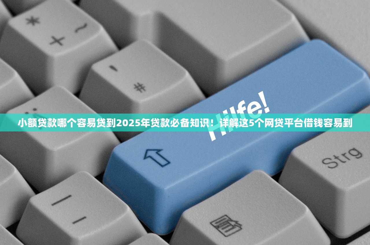 小额贷款哪个容易贷到2025年贷款必备知识！详解这5个网贷平台借钱容易到