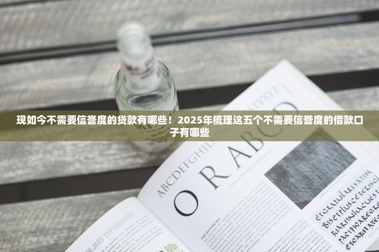 现如今不需要信誉度的贷款有哪些！2025年梳理这五个不需要信誉度的借款口子有哪些