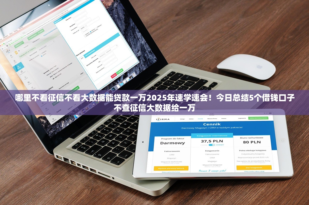 哪里不看征信不看大数据能贷款一万2025年速学速会！今日总结5个借钱口子不查征信大数据给一万