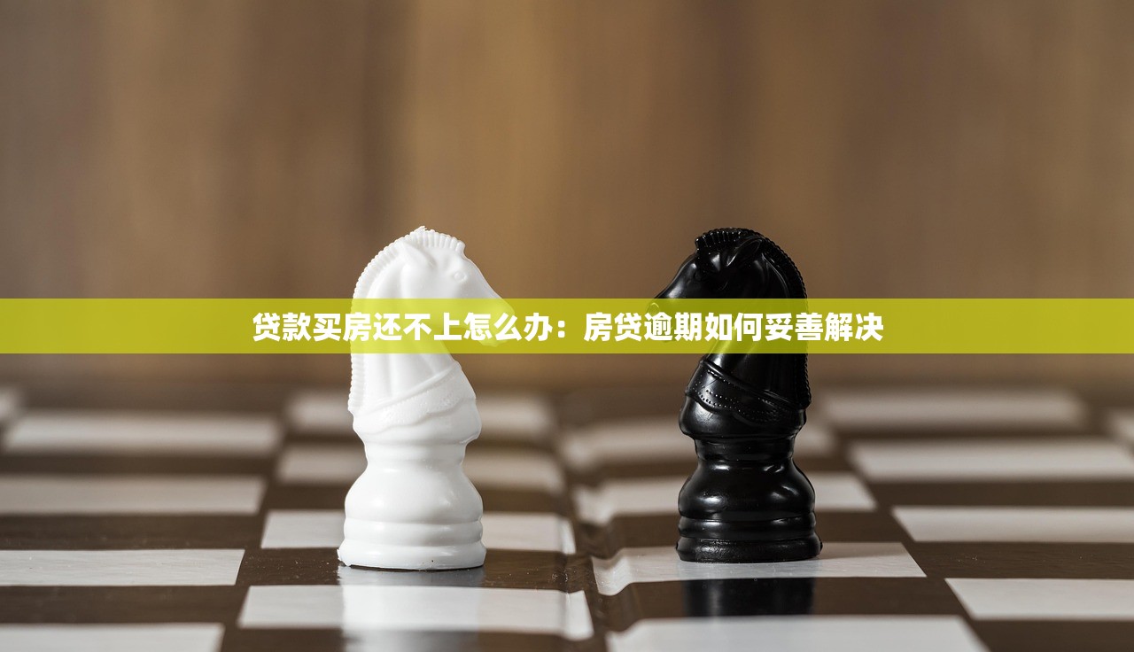 贷款买房还不上怎么办：房贷逾期如何妥善解决