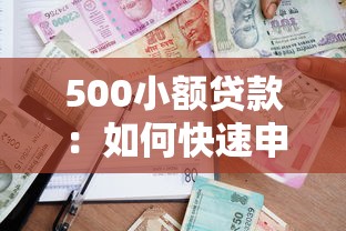 500小额贷款：如何快速申请500元应急借款