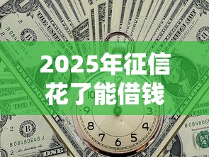2025年征信花了能借钱的网贷2025年详细步骤！清点包括现金巴士秒借以及秋金速下在内的这五个借款口子