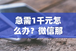 急需1千元怎么办？微信那里可以借钱试试这6个无门槛平台