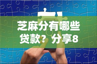 芝麻分有哪些贷款？分享8个类似高炮口子的平台
