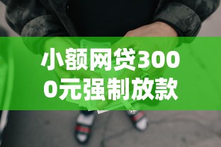 小额网贷3000元强制放款口子，黑户借款一千的6个平台介绍