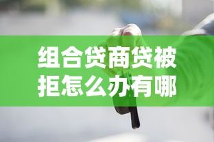 组合贷商贷被拒怎么办有哪些？分享8个车辆抵押贷款平台