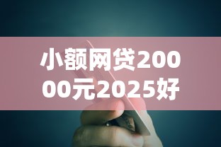 小额网贷20000元2025好下款的网贷平台，最容易下钱的贷款软件的5个平台介绍