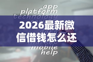 2026最新微信借钱怎么还啊，总结十个网贷平台容易通过！