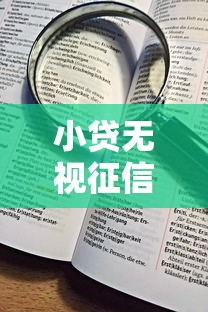 小贷无视征信？看看这6个贷款平台有没有能下款的