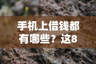 手机上借钱都有哪些？这8个什么网贷是正规平台值得一试