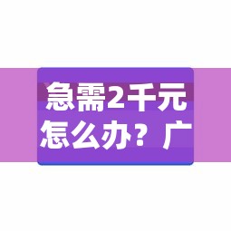 急需2千元怎么办？广发淘宝卡为啥通不过试试这6个无门槛平台