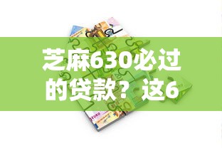 芝麻630必过的贷款？这6个网贷借款平台好贷可以试试
