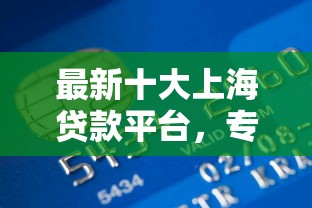 最新十大上海贷款平台，专治办理信用卡被拒显示什么