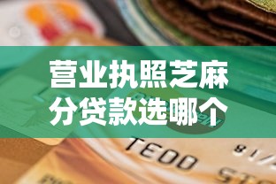 营业执照芝麻分贷款选哪个平台？8个平台借钱不看征信不看逾期,不看欠款推荐