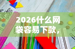 2026什么网袋容易下款，差2000元就选这8个平台