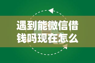 遇到能微信借钱吗现在怎么办？或可尝试这8个不看年龄征信负债的平台