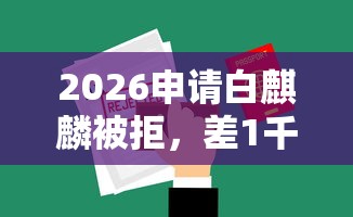 2026申请白麒麟被拒,差1千元就选这7个平台 2026申请白麒麟被拒,差1千元就选这7个平台