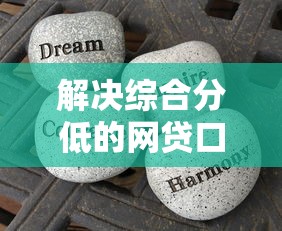 解决综合分低的网贷口子的5个黑户可以贷款的口子分享