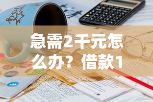 急需2千元怎么办？借款1000元马上放款19岁试试这6个无门槛平台