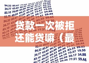 贷款一次被拒还能贷嘛（最新发布！）9个小贷平台好借款