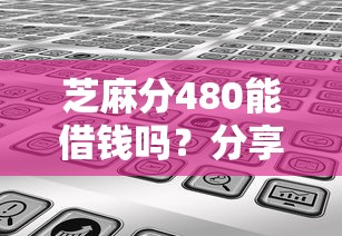 芝麻分480能借钱吗？分享8个类似高炮口子的平台