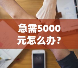 急需5000元怎么办？怎样才能在微信借钱试试这7个无门槛平台