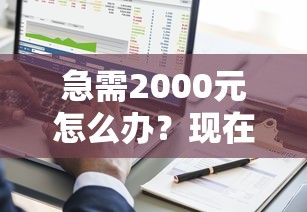 急需2000元怎么办？现在有哪些黑网贷可以借钱试试这7个无门槛平台
