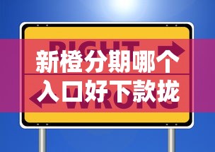 新橙分期哪个入口好下款拢共有哪些选择？9个在借款平台借钱安全详解
