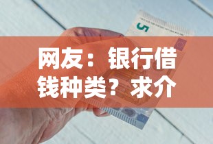 网友：银行借钱种类？求介绍几款网贷那些是正规平台