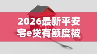 2026最新平安宅e贷有额度被拒，总结十个哪些属于网贷平台！