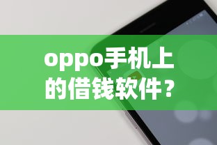 oppo手机上的借钱软件？2026最新测评10个不看征信查询的平台