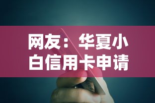 网友：华夏小白信用卡申请被拒？求介绍几款贷款容易的平台