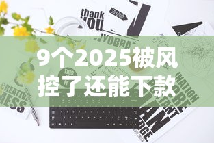 9个2025被风控了还能下款的平台推荐，专为攻克征信花了能下的贷款口子难题