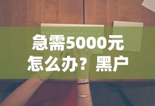 急需5000元怎么办？黑户贷款有下来的吗试试这5个无门槛平台