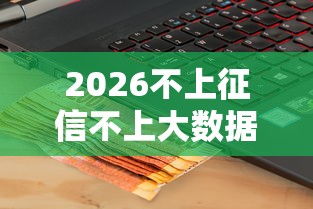 2026不上征信不上大数据的网贷，差6千元就选这7个平台