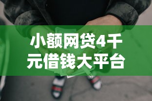 小额网贷4千元借钱大平台，贷款被拒多久可以在贷的6个平台介绍