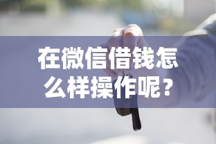 在微信借钱怎么样操作呢？2026最新测评10个车辆抵押贷款平台