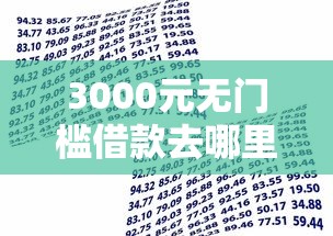 3000元无门槛借款去哪里？什么贷款软件可以微信到账看这5个平台