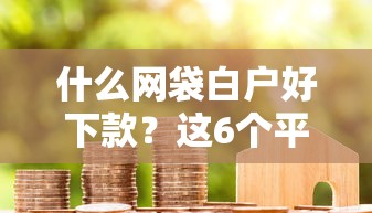 什么网袋白户好下款？这6个平台黑户可以下款的那种值得一试