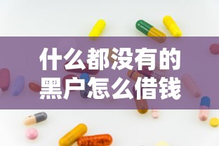 什么都没有的黑户怎么借钱？十大无视风控8000必下口子推荐