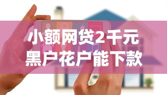 小额网贷2千元黑户花户能下款的app口子，普惠快信申请被拒的5个平台介绍